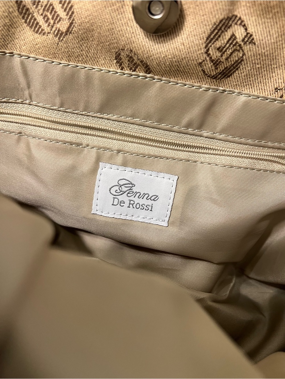 Vintage Y2K Genna De Rossi monogram shoulder bag CLEAN - Picture 6 of 10